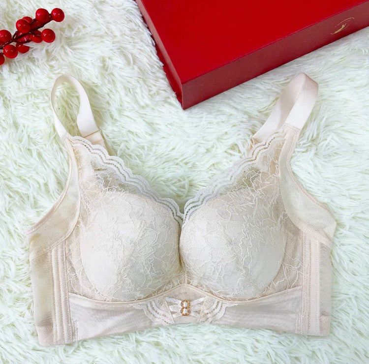 Ultra-Soft Wireless Cloud Lift Seamless Lace Bra #11513