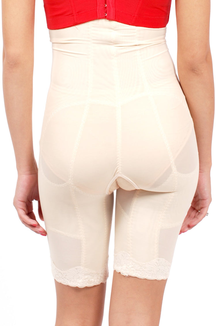 Tummy Control Thigh Slimmer for Women with High Waist Lace Firm Design Shapewear/ Corset #221