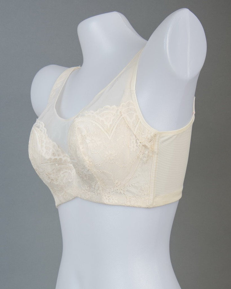 Push Up Bra for Women - Full Cup Seamless Lace Mesh Design Underwire #11602